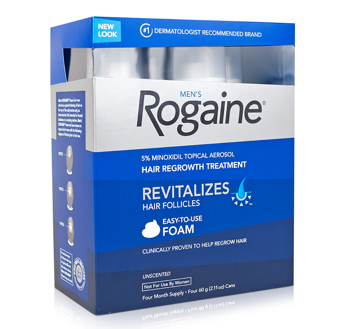 how to use rogaine 5 foam