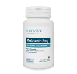 MELATONIN 5mg (schnell aufl&ouml;send) 90 Tabletten mit Erdbeergeschmack