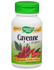 CAYENNE-PFEFFER 450mg (40.000 SHU) 180 Kapseln