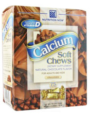 CALCIUM 500mg PLUS VITAMINE D & K (Schokolade) 75 weiche Kautabletten