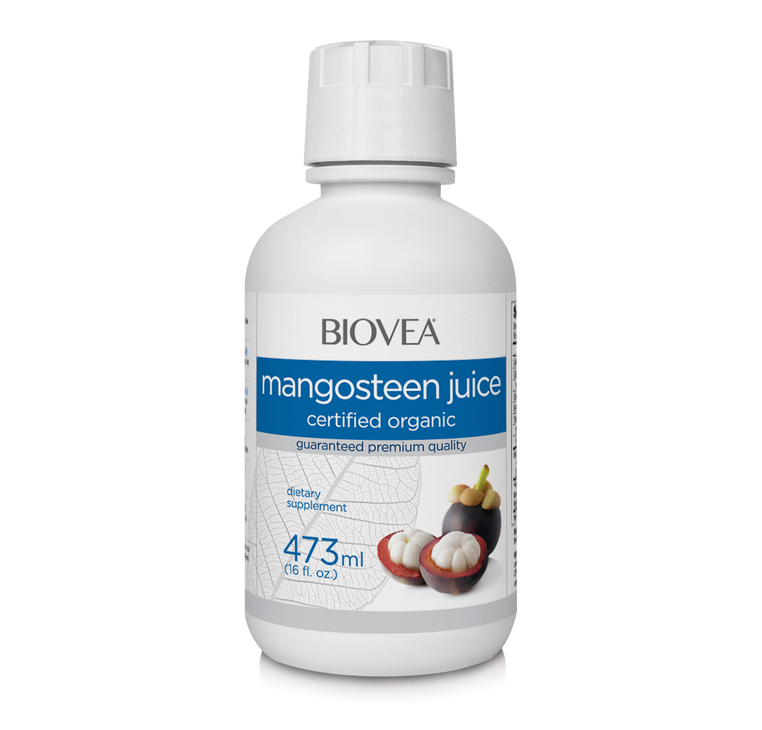 Mangosteen Juice 100 Certified Organic 16oz BIOVEA