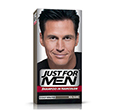 Bild von JUST FOR MEN SHAMPOO IN HAARFARBE (Echt Schwarz) 1 Applikation