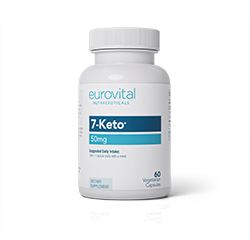 7-KETO DHEA 50mg 60 Vegetarian Capsules (BG) by EuroVital