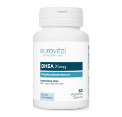 DHEA 25mg 60 Vegetarische Kapseln by EuroVital