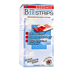 VITAMIN-B12-KOMPLEX 2000 µg 30 schnelllösliche Strips by Essential Source