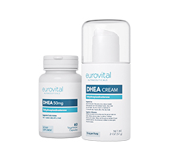 DHEA CREME & DHEA 50mg 60 Kapseln SPARPAKET by EuroVital