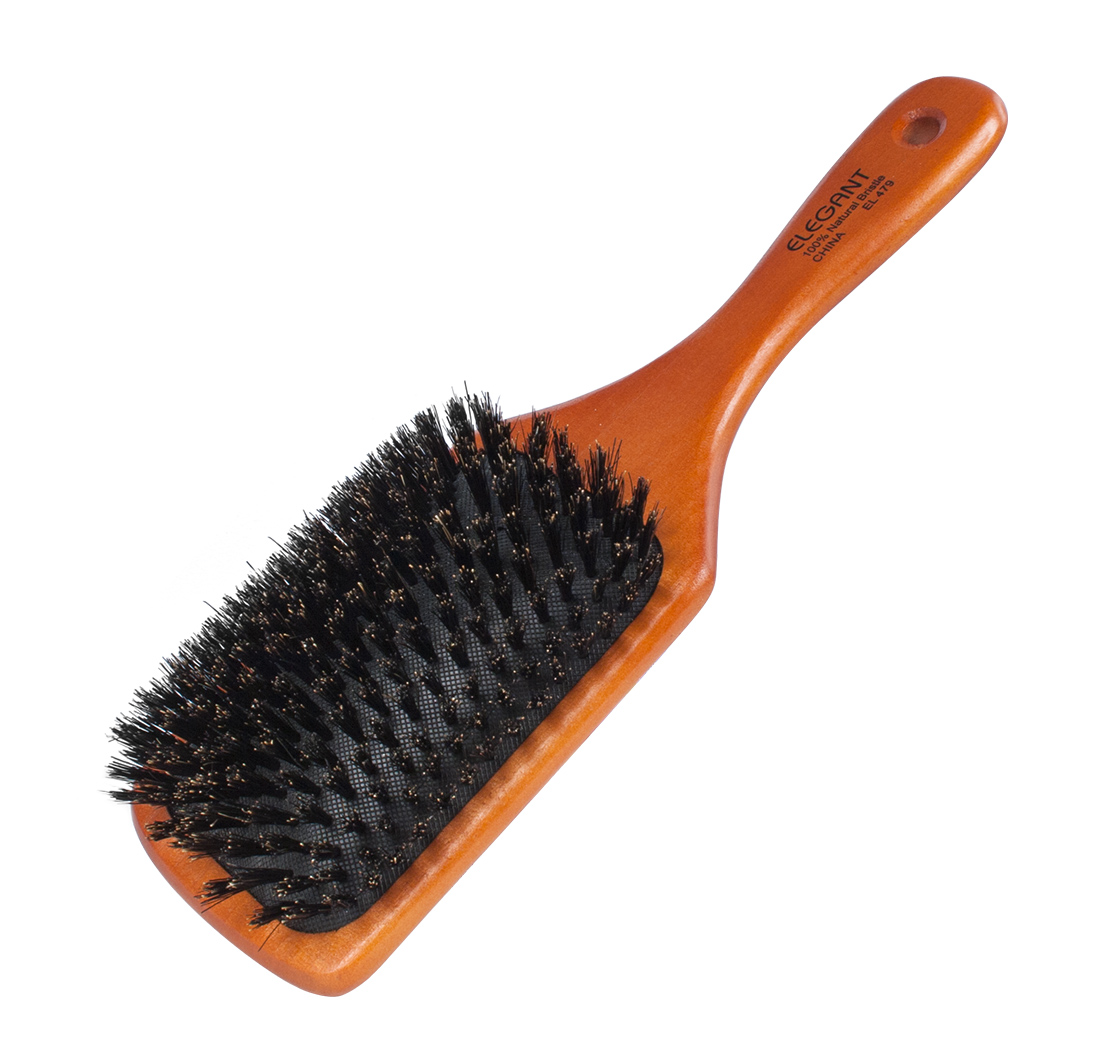 Uafhængighed Modernisere trække sig tilbage ANTI-STATIC BOAR PADDLE BRUSH by Elegant - BIOVEA HONG KONG