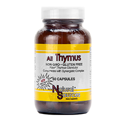 ALL THYMUS (Raw Grass Fed) 60 Capsules by Natural Sources