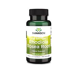 RADICE DI RHODIOLA ROSEA Spettro Completo 400 mg 100 Capsule by Swanson