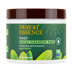 NATURAL TEA TREE OIL FACIAL CLEANSING PADS 50 Pads by Desert Essence