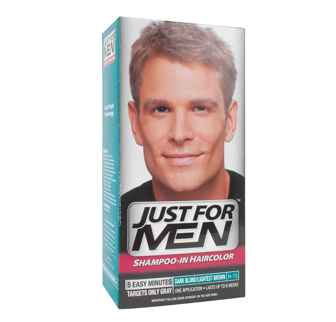 Just For Men Shampoo In Haarfarbe Dunkelblond Hellstes Braun 1 Applikation Von Just For Men Biovea Osterreich