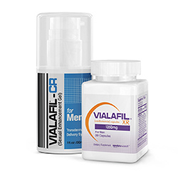 VIALAFIL XR PACK FOR MEN (Capsules + Gel) (Yohimbe Free) by Newton Everett Nutraceuticals