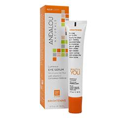 LUMINOUS EYE SERUM (0.6 fl oz) 18ml by Andalou Naturals