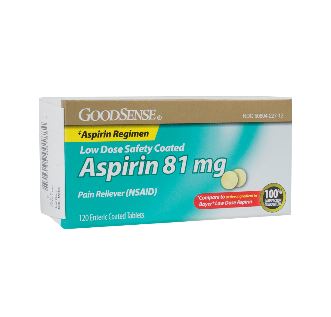 Coated Aspirin Brand Names