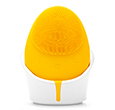 Image de BROSSE NETTOYANTE EN SILICONE POUR LE VISAGE (Jaune) (USB) + ADAPTATEUR UNIVERSEL GRATUIT