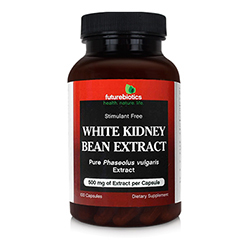 WHITE KIDNEY BEAN EXTRACT 500mg 100 Capsules by Futurebiotics