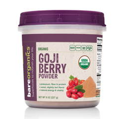 BareOrganics POUDRE DE JUS DE BAIES DE GOJI (8oz) 227g by BareOrganics