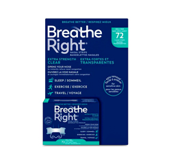 BREATHE RIGHT FORCE ADDITIONNELLE BANDELETTES NASALES (Clair) 72 Bandelettes by Breathe Right
