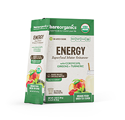 BareOrganics Préparation De Boisson Avec Superaliments Pour L'Énergie (Biologique) 5 Sache by BareOrganics