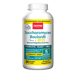 SACCHAROMYCES BOULARDII + MOS PROBIOTIQUES 5 MILLIARDS 90 Capsules Végétariennes by Jarrow Formulas