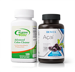 PACK ÉCONOMIQUE CLEANSE-RITE AGENT PURIFICATEUR AVANCÉ DU COLON & ACAI by Multiple Manufacturers