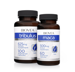 PACK TRIBULUS 625mg & MACA (Biologique) 500mg by BIOVEA