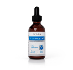 GOUTTES POUR LE SOULAGEMENT DES SINUS (1 fl oz) 30ml by BIOVEA