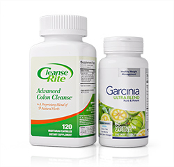 PACK ÉCONOMIQUE CLEANSE-RITE CURE DE NETTOYAGE DU COLON + GARCINIA CONTRÔLE DE L’APPÉTIT G by Newton Everett Nutraceuticals
