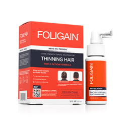 FOLIGAIN HAARNEUWUCHS BEHANDLUNG für Männer mit 10% Trioxidil® (2oz) 59ml 1 Monatspackung by FOLIGAIN