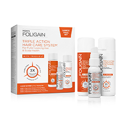 FOLIGAIN KOMPLETTSYSTEM HAARNEUWUCHS für Männer mit Trioxidil® (3-teiliges Starter/Versuch by FOLIGAIN