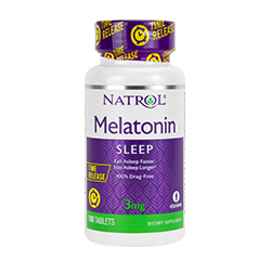 MELATONIN SCHLAF 3mg (stufenweise wirksam) 100 Tabletten by Natrol