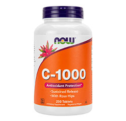 VITAMIN C-1000 (stufenweise wirksam) 250 Tabletten by NOW