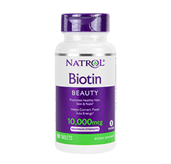 BIOTIN BEAUTY 10,000mcg (maximale Stärke) 100 Tabletten by Natrol