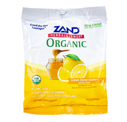 BIO LUTSCHTABLETTEN mit Zink (Zitrone Honig, beruhigend) 18 Lutschtabletten by ZAND