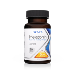 MELATONIN 3mg (stufenweise wirksam) 90 Vegetarische Tabletten by BIOVEA