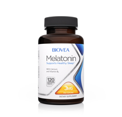 MELATONIN 3mg 120 Vegetarische Tabletten by BIOVEA