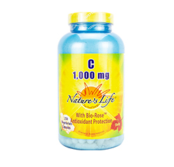 VITAMIN C 1000mg 250 vegetarische Kapseln by Natures Life