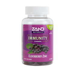 HOLUNDERBEERE ZINK GUMMIS mit VITAMIN C 60 Gummis by ZAND