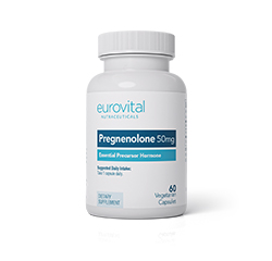 PREGNENOLONE 50mg 60 Vegetarian Capsules (BG) by EuroVital