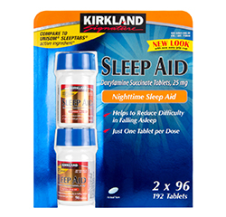 SLEEP AID 25mg 192 Tabletten by Kirkland Signature