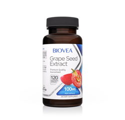 TRAUBENKERNEXTRAKT / OPC 100mg 120 Vegetarische Kapseln by BIOVEA