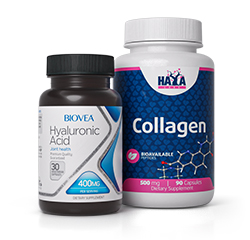COLLAGÈNE & ACIDE HYALURONIQUE PACK ÉCONOMIQUE by Haya Labs