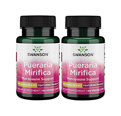 PUERARIA MIRIFICA avec B6 & B12 120 Capsules Végétariennes PACK ÉCONOMIQUE by Swanson