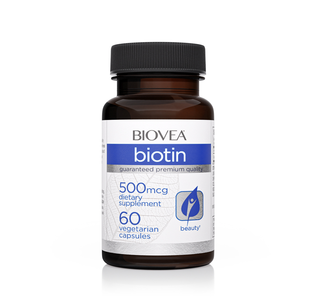Biotina 500mcg 60 C\u00e1psulas | BIOVEA