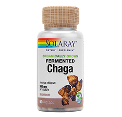 FERMENTED-CHAGA MUSHROOM 500mg 60 Vegetable Capsules by Solaray