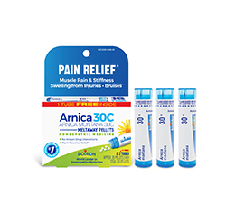 ARNICA MONTANA 30C PAIN RELIEF 3 Tubes (80 Pellets per Tube) by Boiron