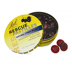 RESCUE REMEDY PASTILLES (Black Currant) (1.7oz) 50g by Bach