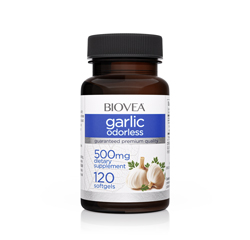 KNOBLAUCH (Geruchloser) 500mg 120 Gelkapseln