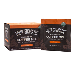 Four Sigmatic , Focus, Instant Organic Coffee With Lion's Mane & Chaga Mushrooms, Bio-Instantkaffee Mit Lã¶Wenmã¤Hne Und Chaga-Pilzen, Mittlere Rã¶Stun - Image 2