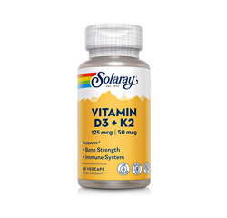 VITAMIN D-3 & K-2 (D3 125 mcg/ K-2 (MK-7) 50 mcg) 60 vegetarische Kapseln
